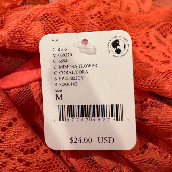 Free People The Last Dance Lace Briefs NWT S,M - Picture 4 of 6